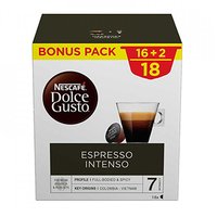 Kávové kapsle Nescafé Dolce Gusto espresso, intenso, 3x18 kapslí, velkoobchodní balení karton