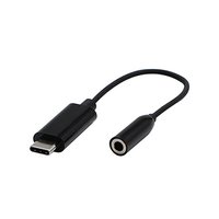 USB/Audio pevodnk, USB C samec - Jack (3.5mm) samice, stereo, ern