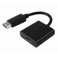Video redukce, DisplayPort samec - HDMI samice, HDMI 1.3 - Standard, ern, Logo blistr, DOPRODEJ