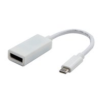 USB/Video pevodnk, DP Alt Mode, USB C samec - DisplayPort samice, bl, 4K2K@30Hz 65507, DOPRODEJ