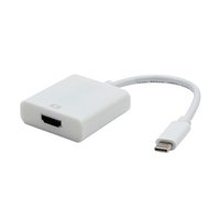 USB/Video pevodnk, DP Alt Mode, USB C samec - HDMI samice, bl, plastic bag 4K2K@30Hz