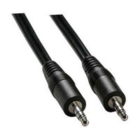 Audio kabel Jack (3.5mm) samec - Jack (3.5mm) samec, 1.5m, černý, Logo blistr