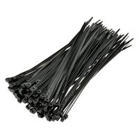 Stahovac psek, 300x3,6mm, ern, 0.30m, 100ks v balen