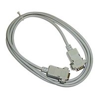 Datový kabel sériový (LAPLINK), DB9 samice - DB9 samice, 2 m, křížený, šedý