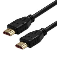 Video kabel HDMI samec - HDMI samec, HDMI 2.1 - Ultra High Speed, 1m, pozlacen konektory, ern, Lo