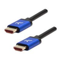Video kabel HDMI samec - HDMI samec, HDMI 2.1 - Ultra High Speed, 1m, pozlacen konektory, hlinkov