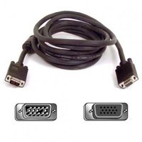 Prodluovac video kabel SVGA (D-sub) samec - SVGA (D-sub) samice, 2m, stnn, ern, DOPRODEJ