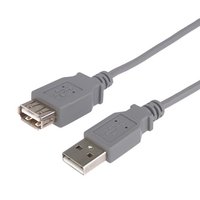 USB prodluka (2.0), USB A samec - USB A samice, 3m, ed
