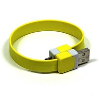 USB kabel (2.0), USB A samec - microUSB samec, 0.25m, lut, nramek