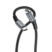 Verbatim USB kabel USB C samec - USB lightning samec, 60W, 1.2m, ern, box, 31844