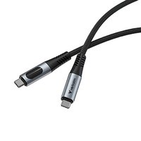 Verbatim USB kabel USB C samec - USB C samec, 240W, 1.2m, ern, box, 31849