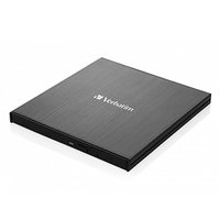 Verbatim 43886, extern CD/DVD mechanika a vypalovaka Slimline, rychlost CD(24x) DVD (8x),USB 3.2 G