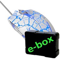 My drtov, E-blue Cobra, blo-modr, optick, 2500DPI, e-box