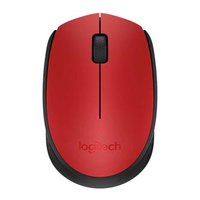 Myš bezdrátová, Logitech M171, červená, optická, 1000DPI