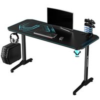 ULTRADESK Hern stl FRAG - BLUE V3, 140x60 cm, 76 cm, s XXL podlokou pod my, s ultradesk BEAM, dr