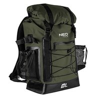 Outdoor batoh, zelený z polyuretanu, 63-131, voděodolný, nastavitelné popruhy, Neo Tools