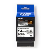 Brother originln pska do tiskrny ttk, Brother, TZE-S251, ern tisk/bl podklad, laminovan,