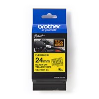 Brother originln pska do tiskrny ttk, Brother, TZE-FX651, ern tisk/lut podklad, laminovan