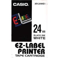 Casio originln pska do tiskrny ttk, Casio, XR-24WE1, ern tisk/bl podklad, nelaminovan, 8