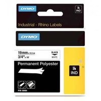 Dymo originln pska do tiskrny ttk, Dymo, 18484, ern tisk/bl podklad, 5.5m, 19mm, RHINO pe