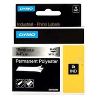 Dymo originln pska do tiskrny ttk, Dymo, 18487, ern tisk/metalick podklad, 5.5m, 19mm, RHI