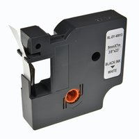 G&amp;G kompatibilní páska do tiskárny štítků, pro Dymo, RL-DY 40913P BK/WT, S0720680, 40913, černý