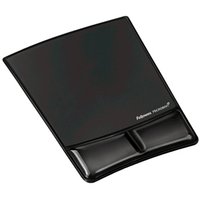 Podloka pod my a zpst Health-V Crystal, ergonomick, gelov, ern, 20.5x25 cm, 1.9 cm, Fellowe