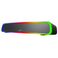 Genius SoundBar 200BT, 2.0, 4W, ern, podsvcen