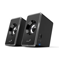 Genius reproduktory SP-U125, 2.0, 3W, černo-šedý, regulace hlasitosti, 3,5 mm jack (USB), 150Hz-20kH