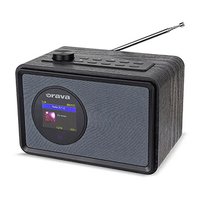 Orava reproduktor Penosn rdiopijma, ern, regulace hlasitosti, penosn, USB/FM/AUX/Bluetooth