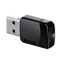 D-LINK USB klient DWA-171 2.4GHz a 5GHz, IPv6, 433Mbps, integrovaná anténa, 802.11ac, Ultra rychlý U