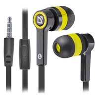 Defender Pulse 420, sluchtka s mikrofonem, drtoverno-lut, puntov, 3.5 mm jack