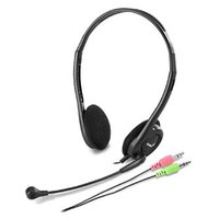 Genius HS-200C, sluchtka s mikrofonem, drtovern, 2x 3.5 mm jack