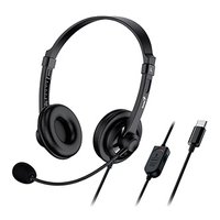 Genius HS-230U USB-C, sluchtka s mikrofonem, drtovern, 2.0, uzaven