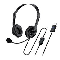Genius HS-230U, sluchtka s mikrofonem, drtov, ern, USB