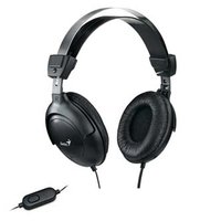 Genius HS-M505X, sluchtka s mikrofonem, ern, 3.5 mm jack