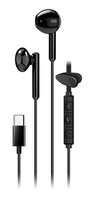 Genius HS-M366, sluchtka s mikrofonem, ern, 360&amp;deg;rotan klip, USB Type-C