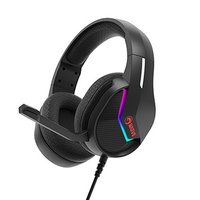 Marvo H8618, sluchátka s mikrofonem, drátováčerná, 2.0, podsvícené, USB