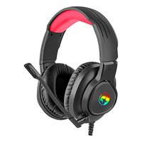 Marvo HG8958, sluchtka s mikrofonem, drtovern, hern, 3.5 mm jack + rozdvojka + USB