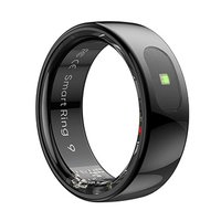 Smart RING PRO černý, měř.stresu, srdeč.tepu, monitoring spánku, 10, Powerton
