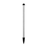 Dotykové pero 2v1, kapacitní, kov, stříbrné, pro iPad a tablet