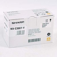 Sharp originln toner MX-C30GTY, yellow, 6000str.