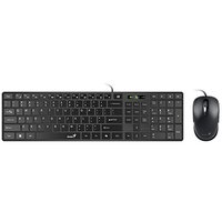 Genius SlimStar C126 COPILOT, sada klvesnice s optickou my, CZ/SK, drtov (USB), ern, nzkopro