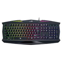 Genius GX GAMING Scorpion K220, klvesnice CZ/SK, hern, vododoln typ drtov (USB), ern, ne