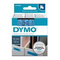 Pska DYMO D1 12mmx7m ern tisk/modr podklad   S0720560