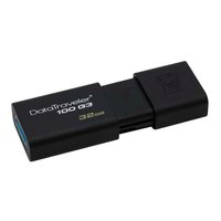 USB  Kingston flash disk, 3.0, 32GB, DataTraveler 100 Gen3, černý, DT100G3