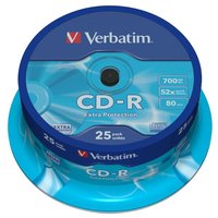 CD-R VERBATIM 43432  25-pack, 700MB, Extra Protection, 52x, 80min., 12cm,