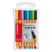 Liner STABILO point 88 Mini - sada 8 ks
