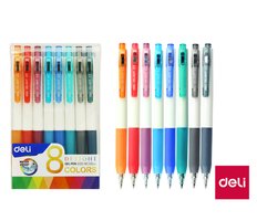 Gelov pero   cvakac 8 barev DELI EG120-8C