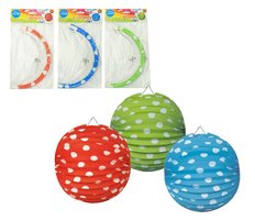 Lampion 25cm kulat puntk